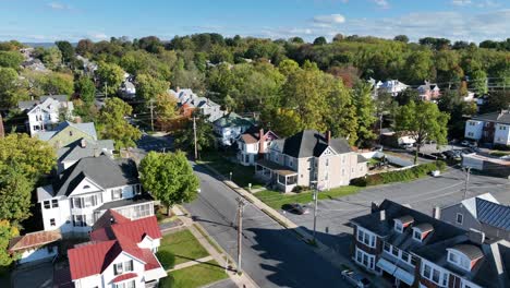 Harrisonburg-Virginia-Antenne-Der-Wohnnachbarschaftshäuser