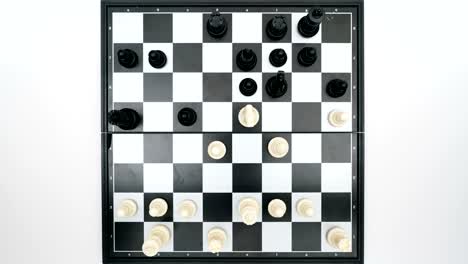 chess game top view