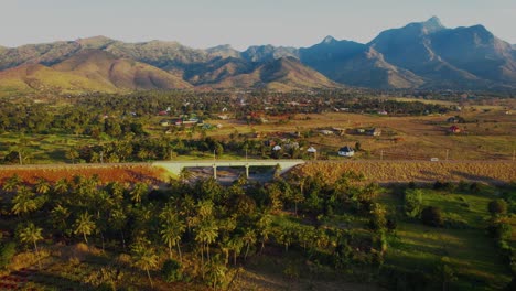 aerial view of the morogoro town in  tanzania