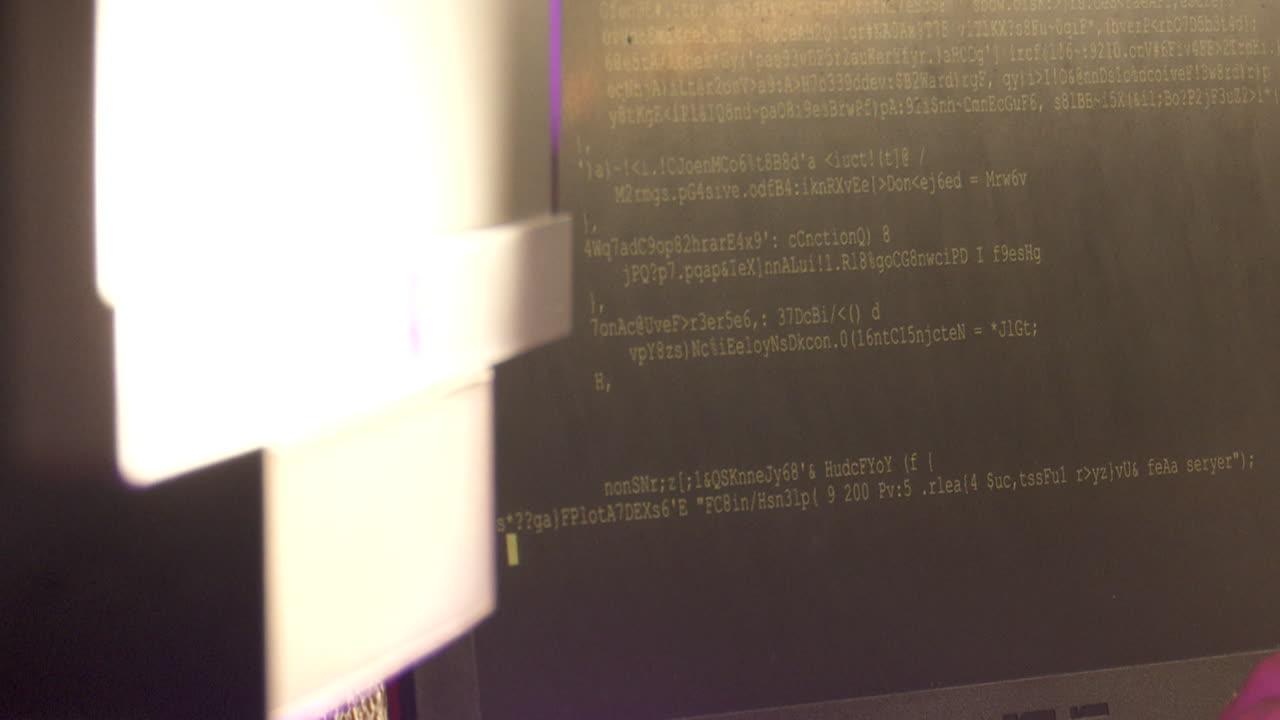 Computer Screen Displaying Code