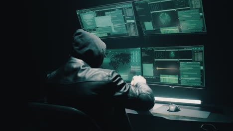 hacker en acción