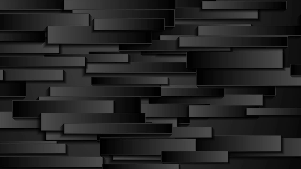 Abstract black hi-tech geometric motion background