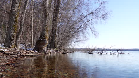 pan shot in yamaska national park