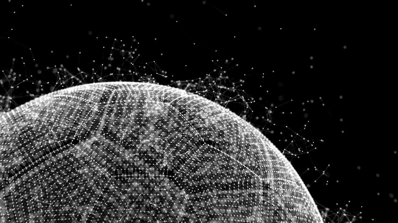 Pallone da Calcio Plexus. Video di Animazione 3D Renderizzato.