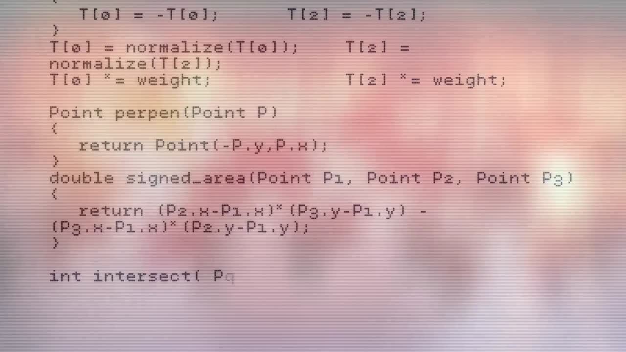 Animation of computer data processing