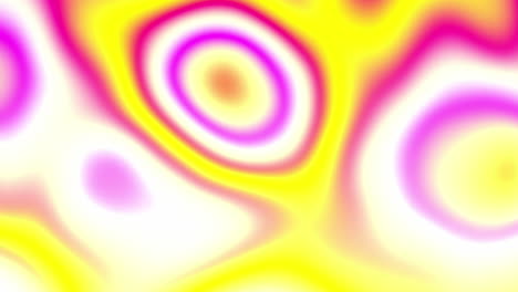 a fast moving blob cloud, circular shapes with hot psychedelic colors