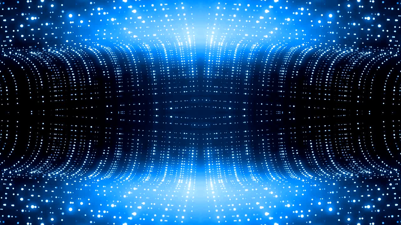 Futuristic Blue Infinity Wall 4K Loop-able v1