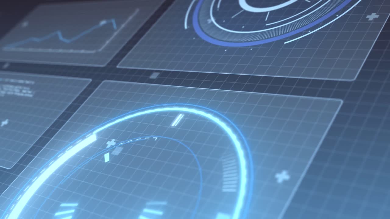 Animation of scope scanning and data processing over digital interface