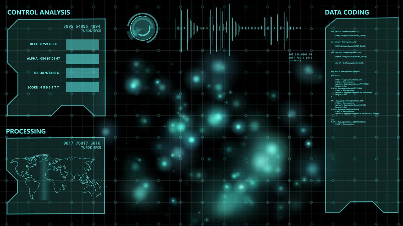 에너지 기술 분석 디지털 스크린 디스플레이 대시보드 스크린 모니터 미래 기술 배경