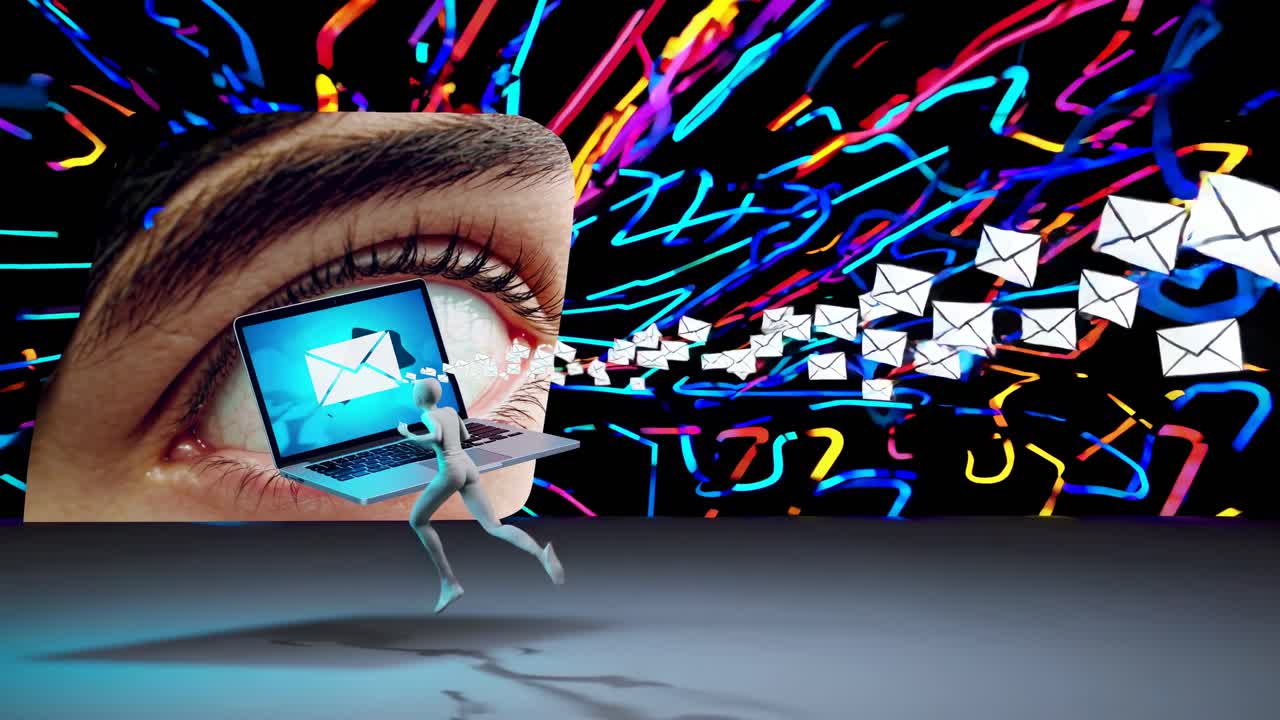 이메일 스트림과 인간 인물