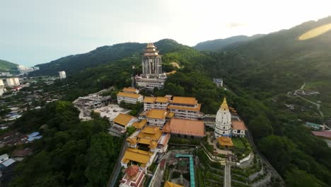 kek lok si temple fpv drone shot