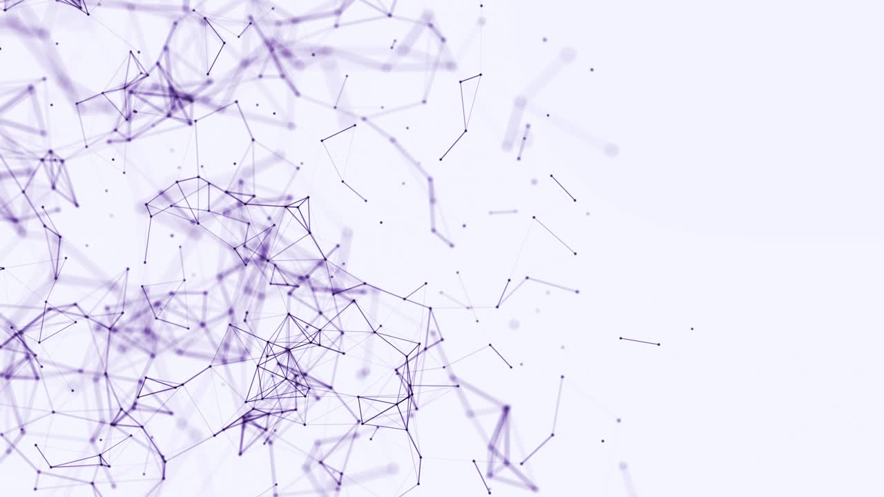 Abstract big data polygonal background connected lines dots geometric pattern molecule structure