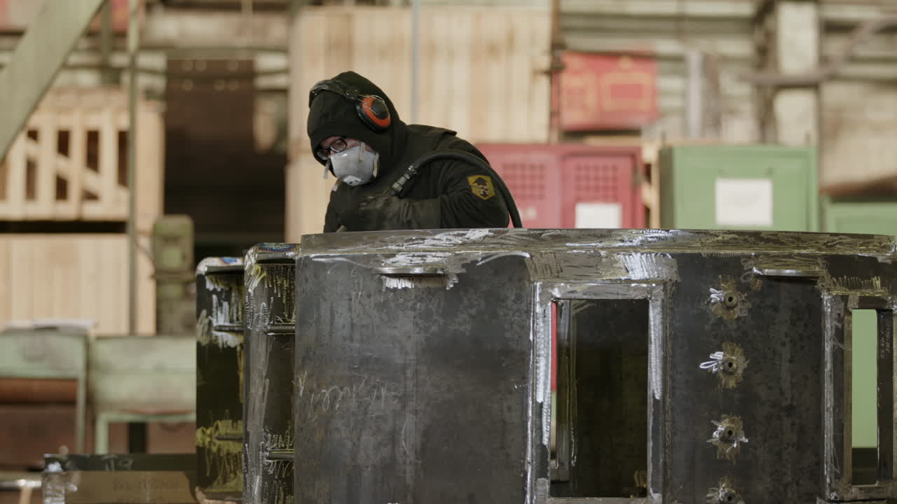 proceso de fabricación de metales en una fábrica