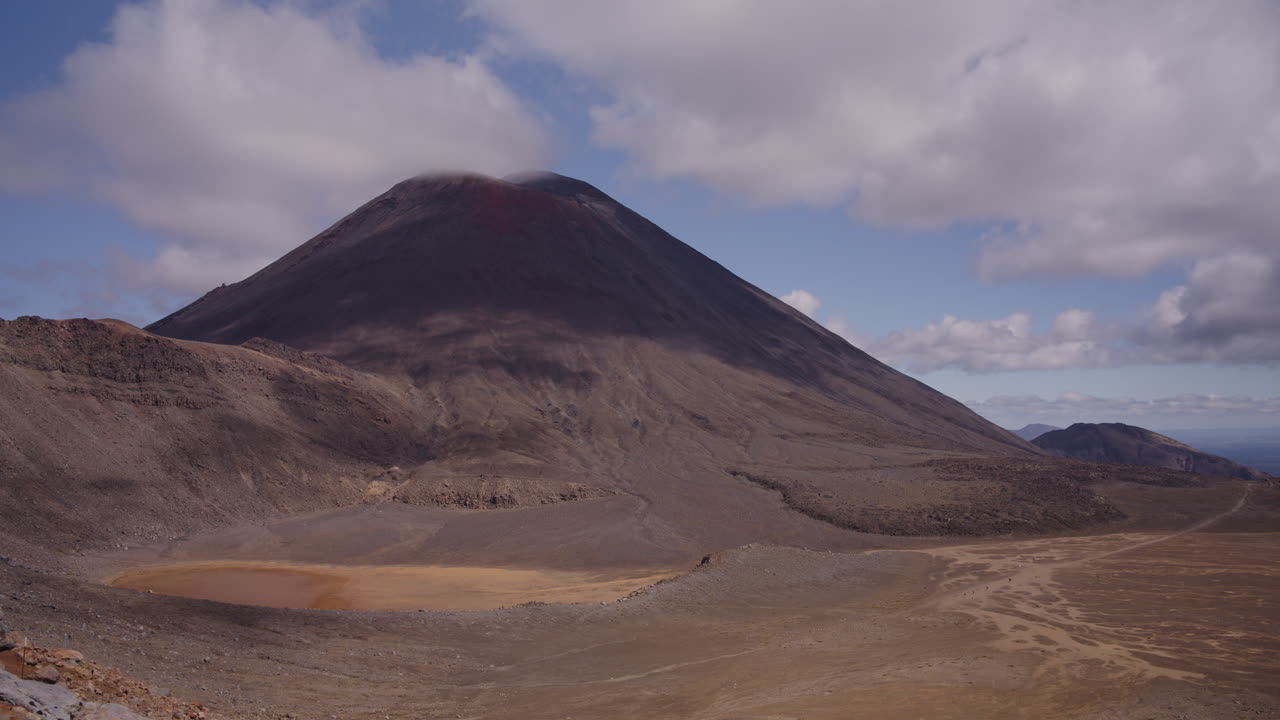 Volcanic Landscape of Mount Ruapehu, New Zealand