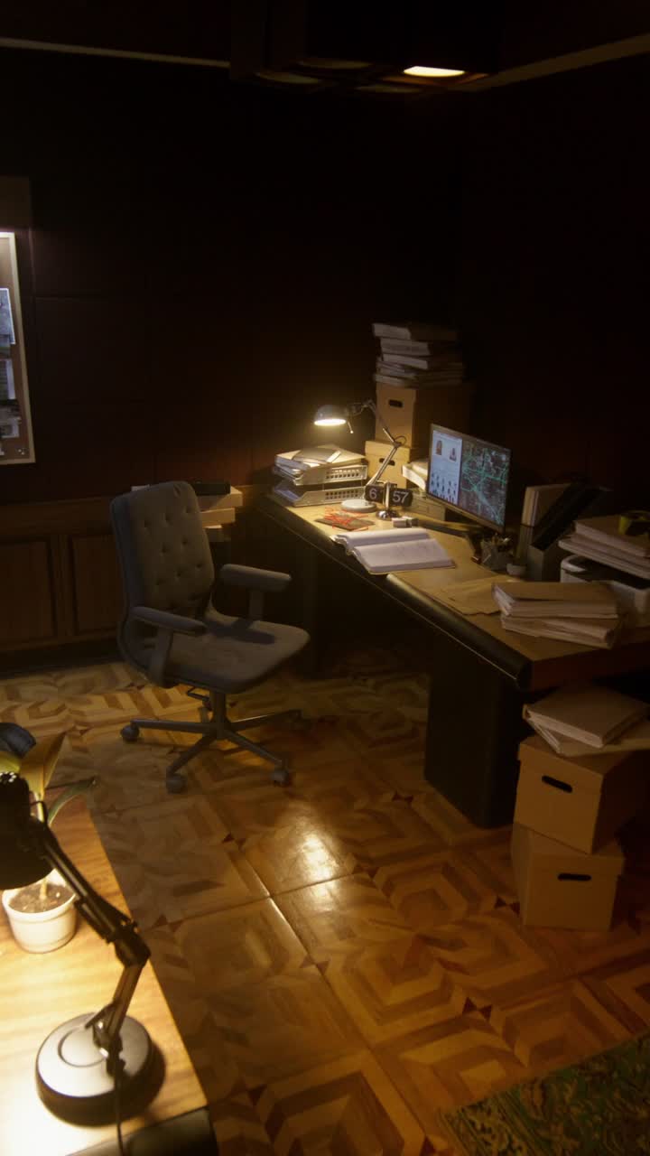 Detective's Office at Night
