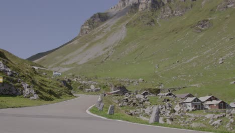 driving video of the sustenpass in switzerland