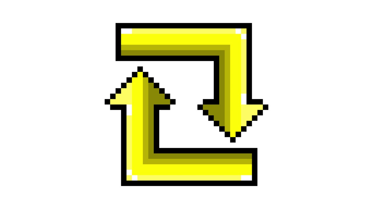 Pixel Art Pop-up Icon Animation with arrows forming a continuous loop (3).mov