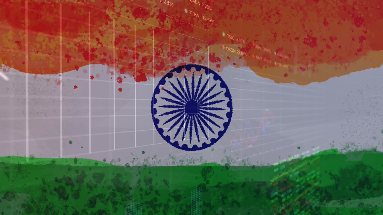 인도 발 위에서 코로나 통계 기록의 구성