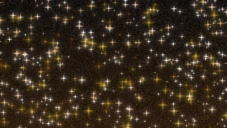 glitter sparkle twinkle flashing stars animation background space sky universe motion graphics gradient neon glow particle shimmer colour brown bright