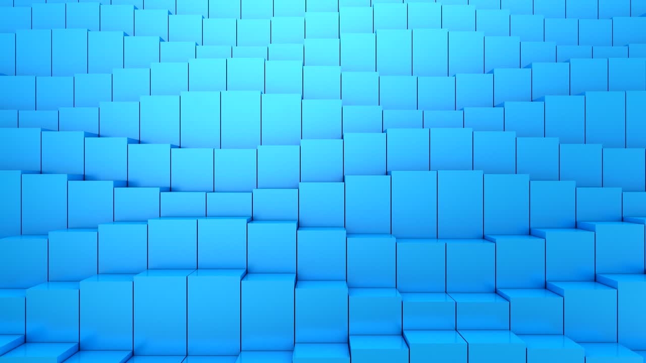 las cajas forman una onda