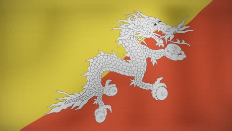 animation of fireworks over flag of bhutan