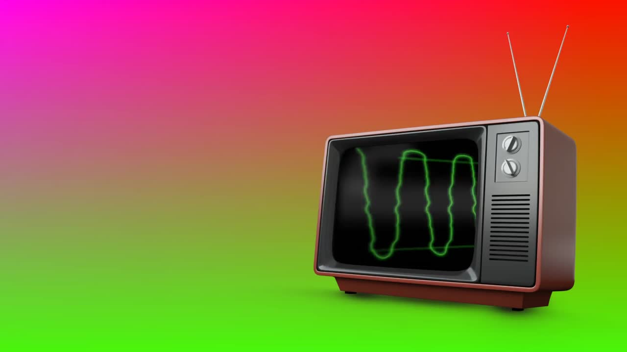 Televisore con elettricità verde