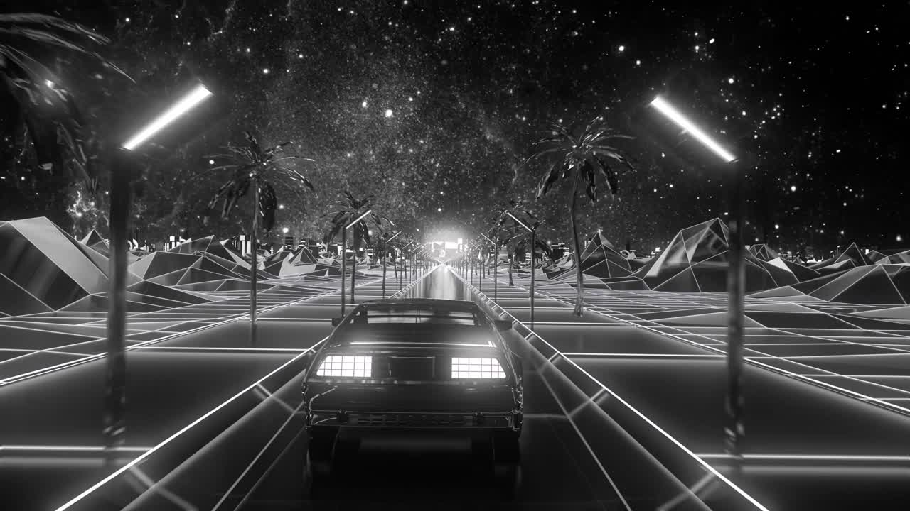 레트로 미래의 도로 여행