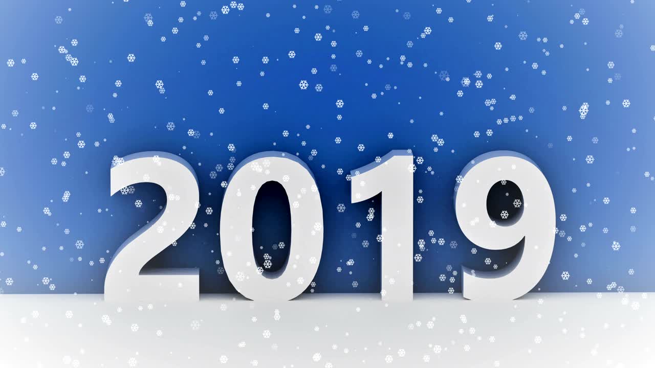 2019년 눈이 내리는 날