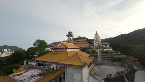 kek lok si temple fpv drone shot