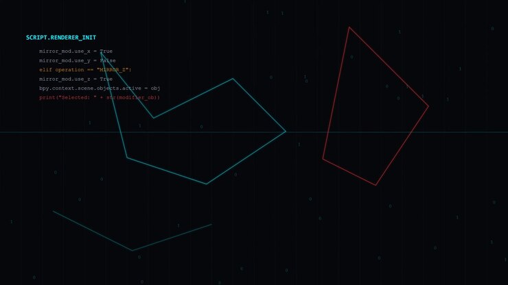 Python Programming Code Displaying on Dark Digital Background
