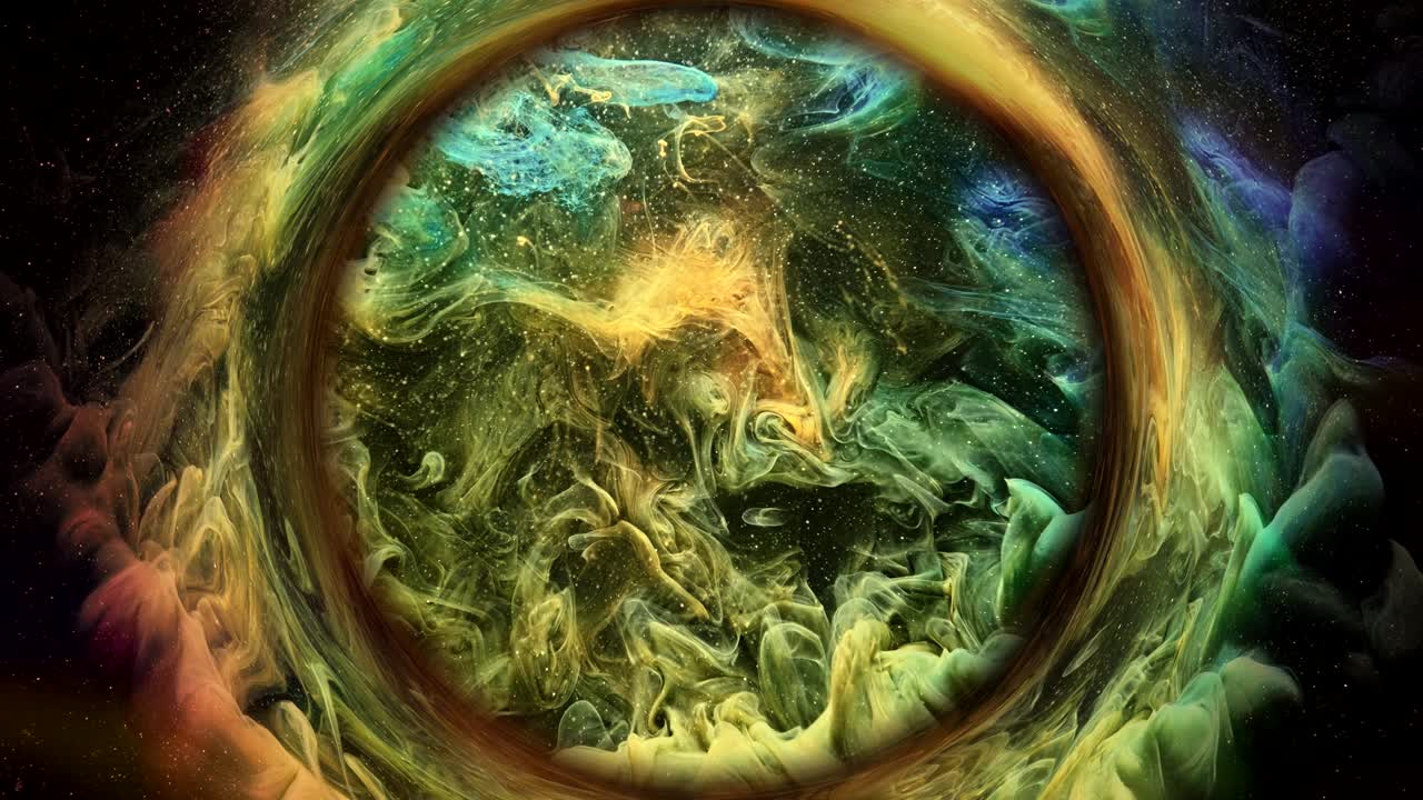 el remolino de tinta, el adivino, la bola de cristal mágica, el amarillo.