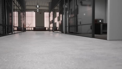 interior of modern empty office building