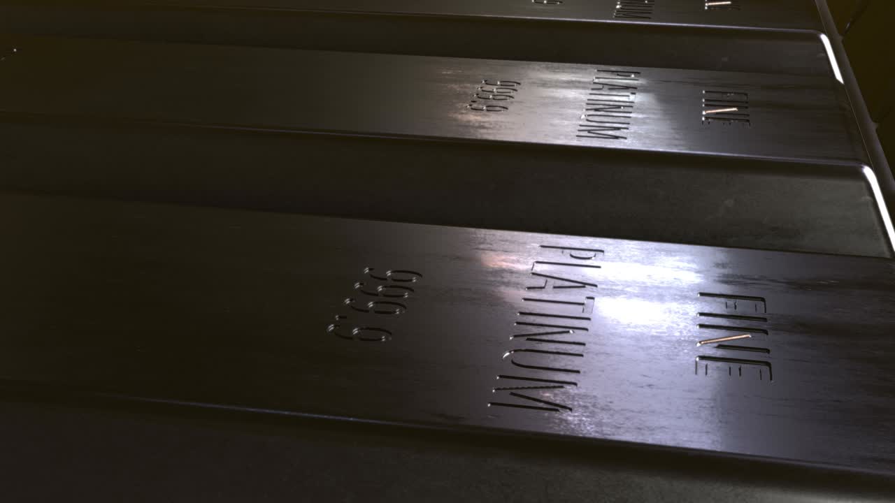 el fondo de las barras de platino, animación.