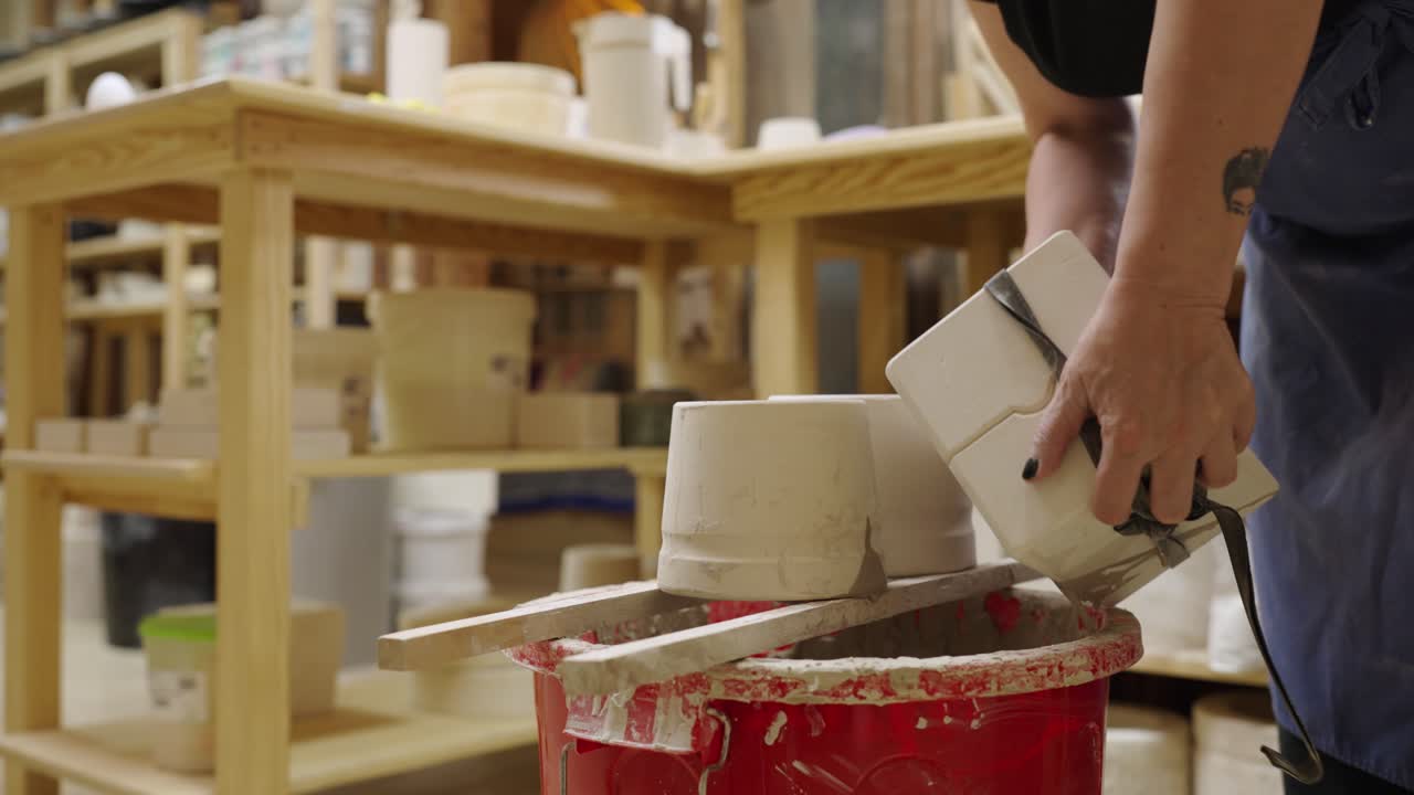 Creating Pottery in a Studio