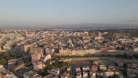 A-captivating-drone-approach-to-the-Tarragona-Cathedral-in-Spain