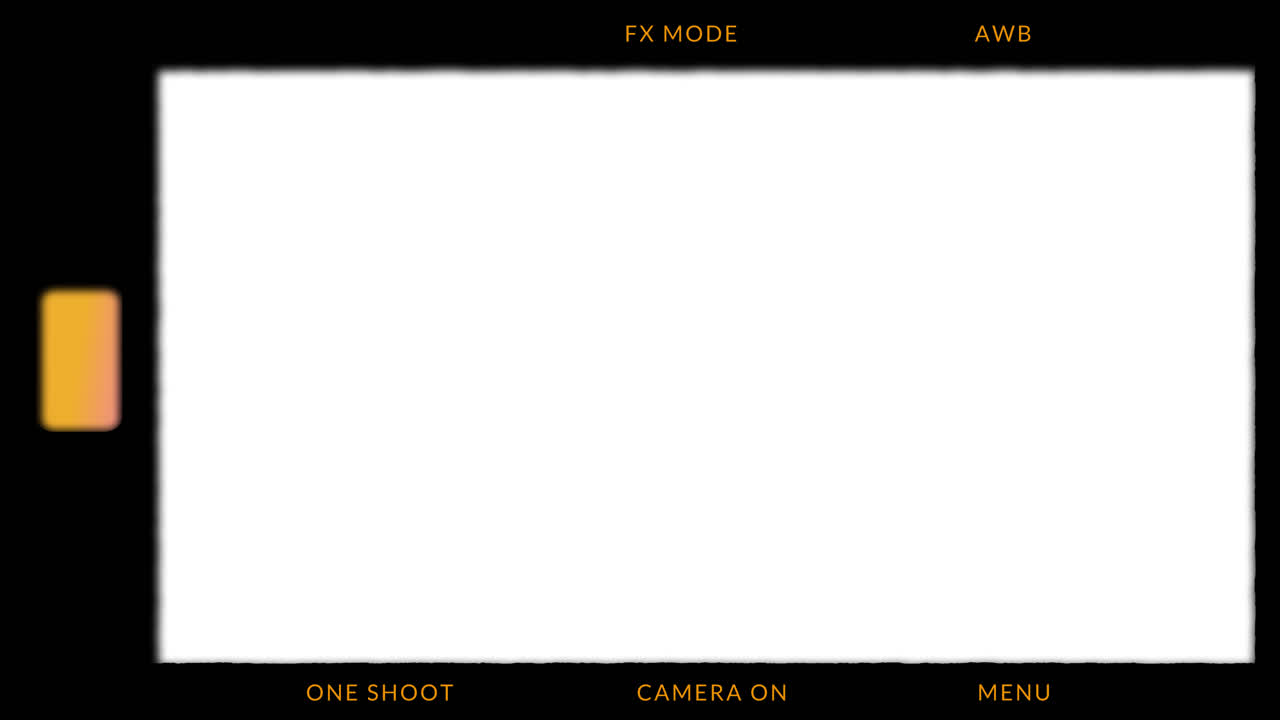 Abstract White Screen with Camera User Interface Elements
