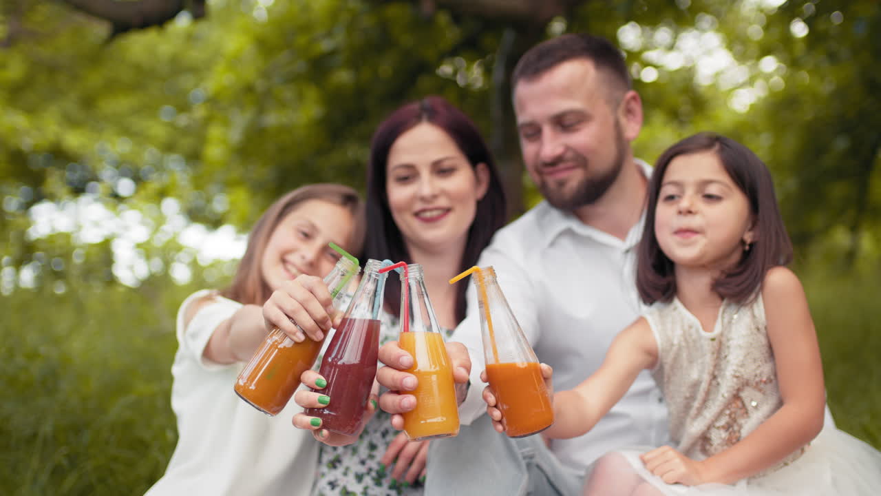 picnic familiar con bebidas