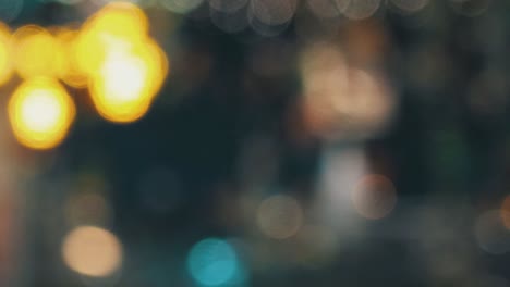 out of focus bokeh lights