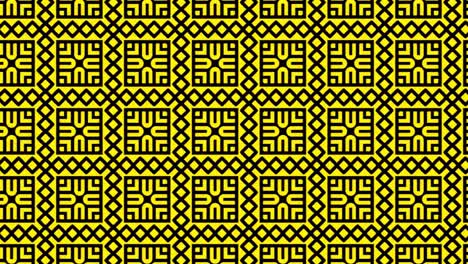 appealing yellow puzzling square blocks animation