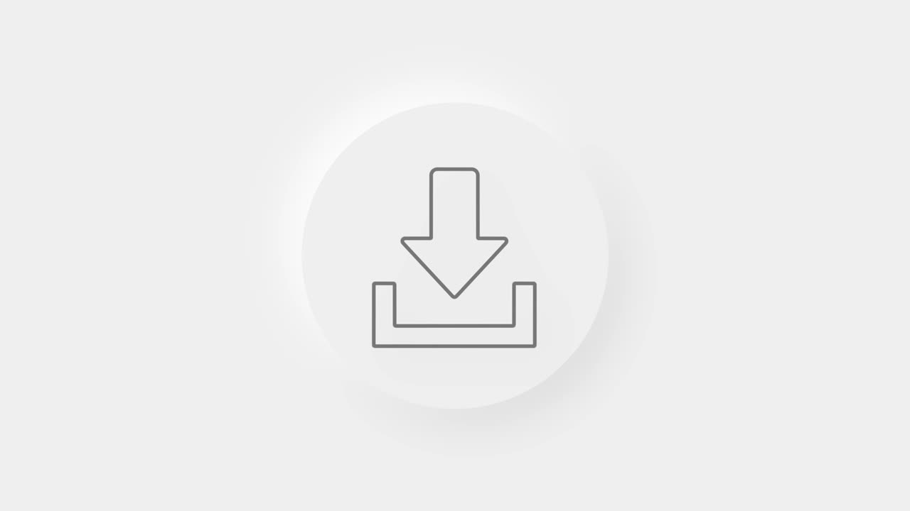 Download icon isolated on white background.