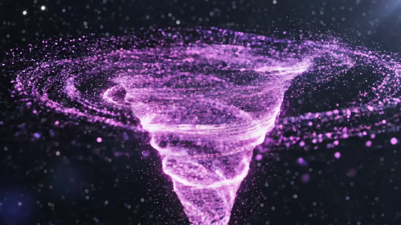 Purple Space Tornado