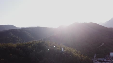 lighthouse on a mountaintop