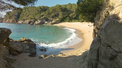 exotic beautiful paradise beach in spain