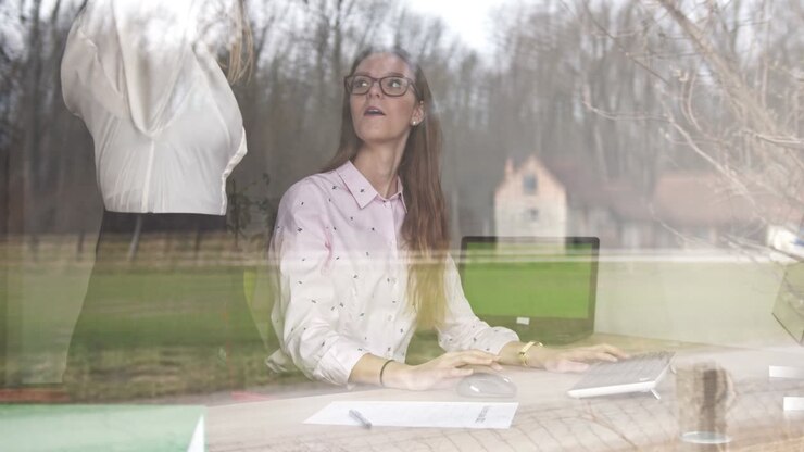 Due donne d'affari in un home office che guardano al successo, VITTORIA.