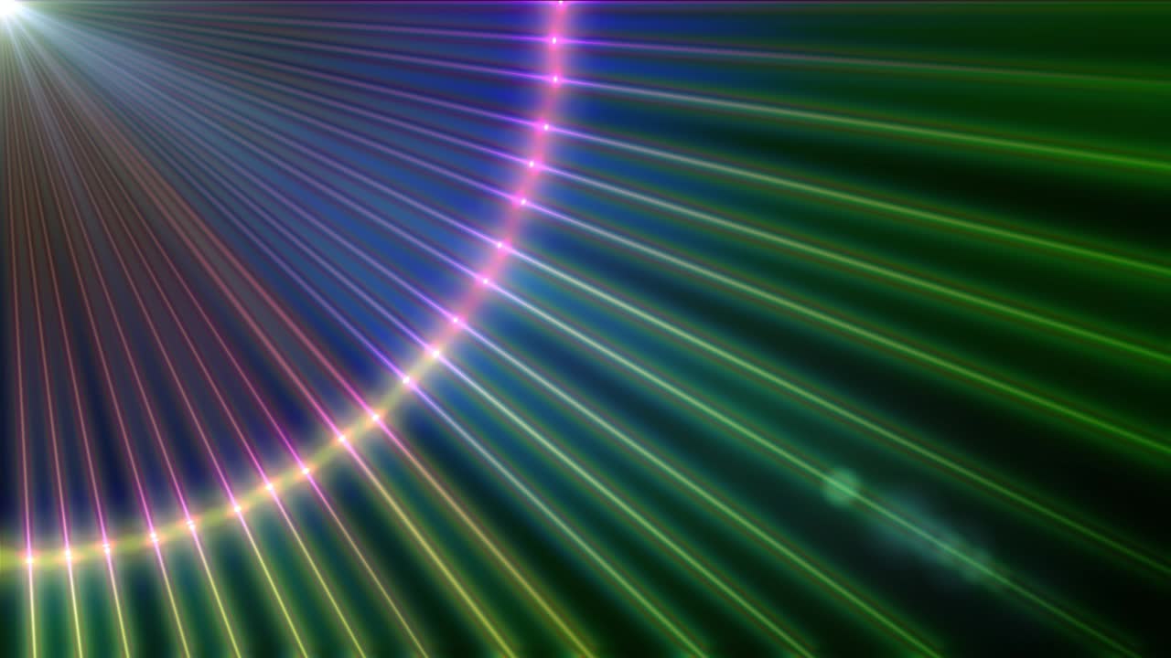 luz de rayos estelares de pulso abstracto 4k