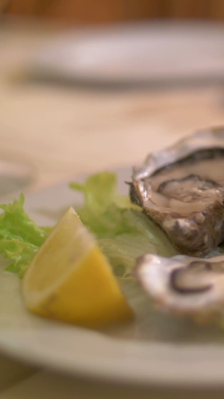 Close-up of Oysters