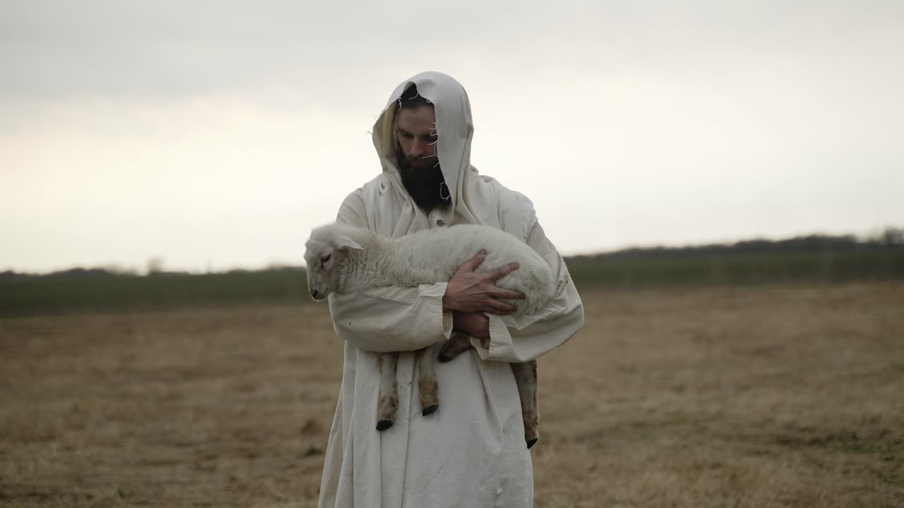 - Jesus Christ, good shepherd, lamb, sheep, hold, Gods love, Psalm 23, bible, prophet, christianity, christian, heaven, pray, prayer, praying man, God, spiritual, easter, cross, resurrection, tomb