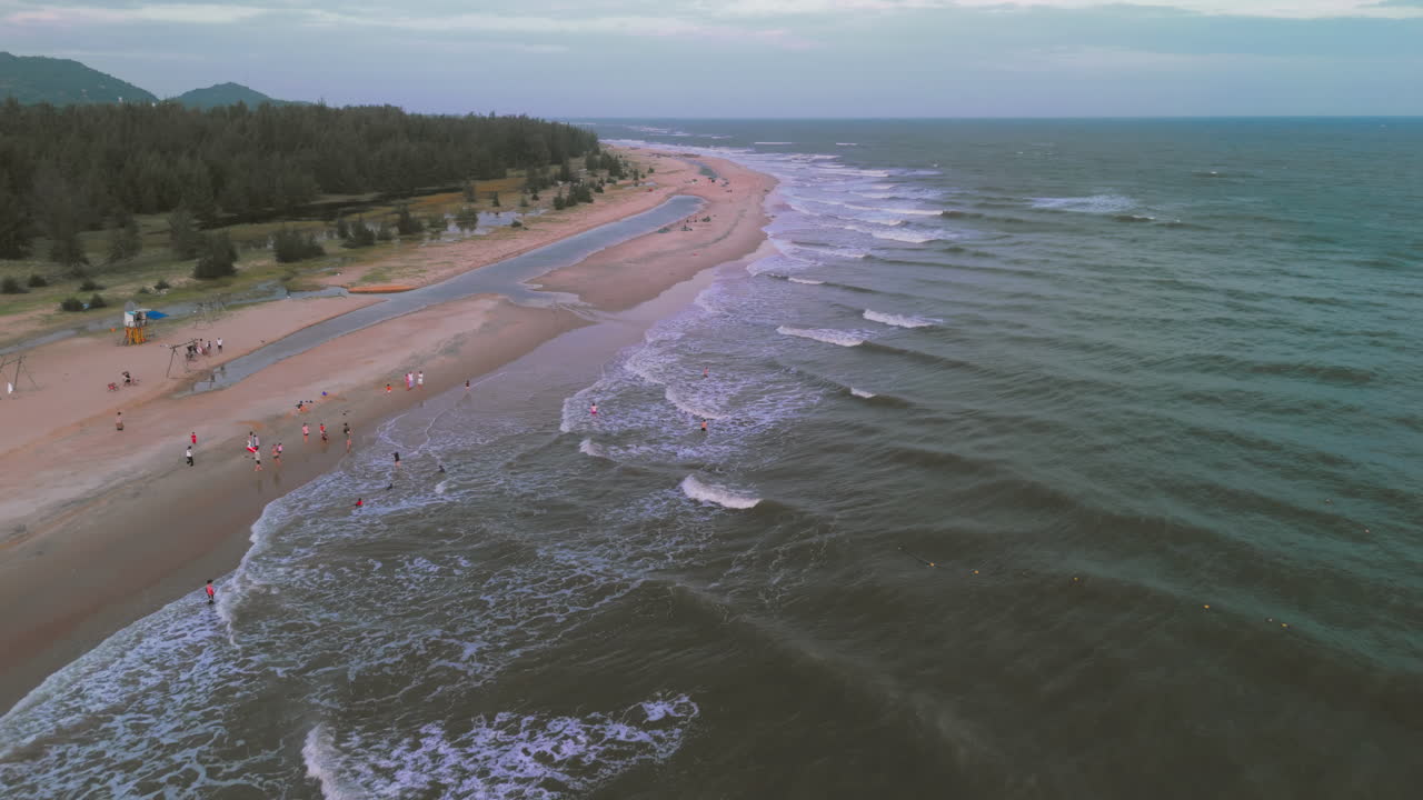 Aerial Tropical Sea Coast View