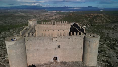 Montgrí-Castle-located-in-Torroella-de-Montgrí-region-of-Baix-Empordà-on-the-Costa-Brava-province-of-Girona