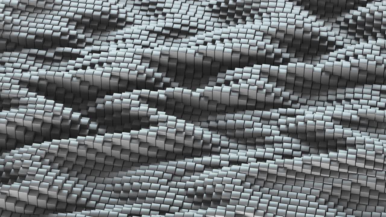 Colorful Waving Square Loop